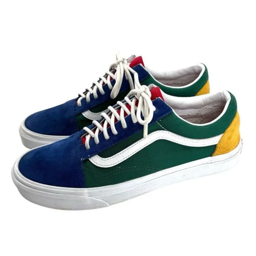 Vans Old Skool Yacht Club Skate Suede Shoe UNISEX Color Block Men 8.5‎ Women 10